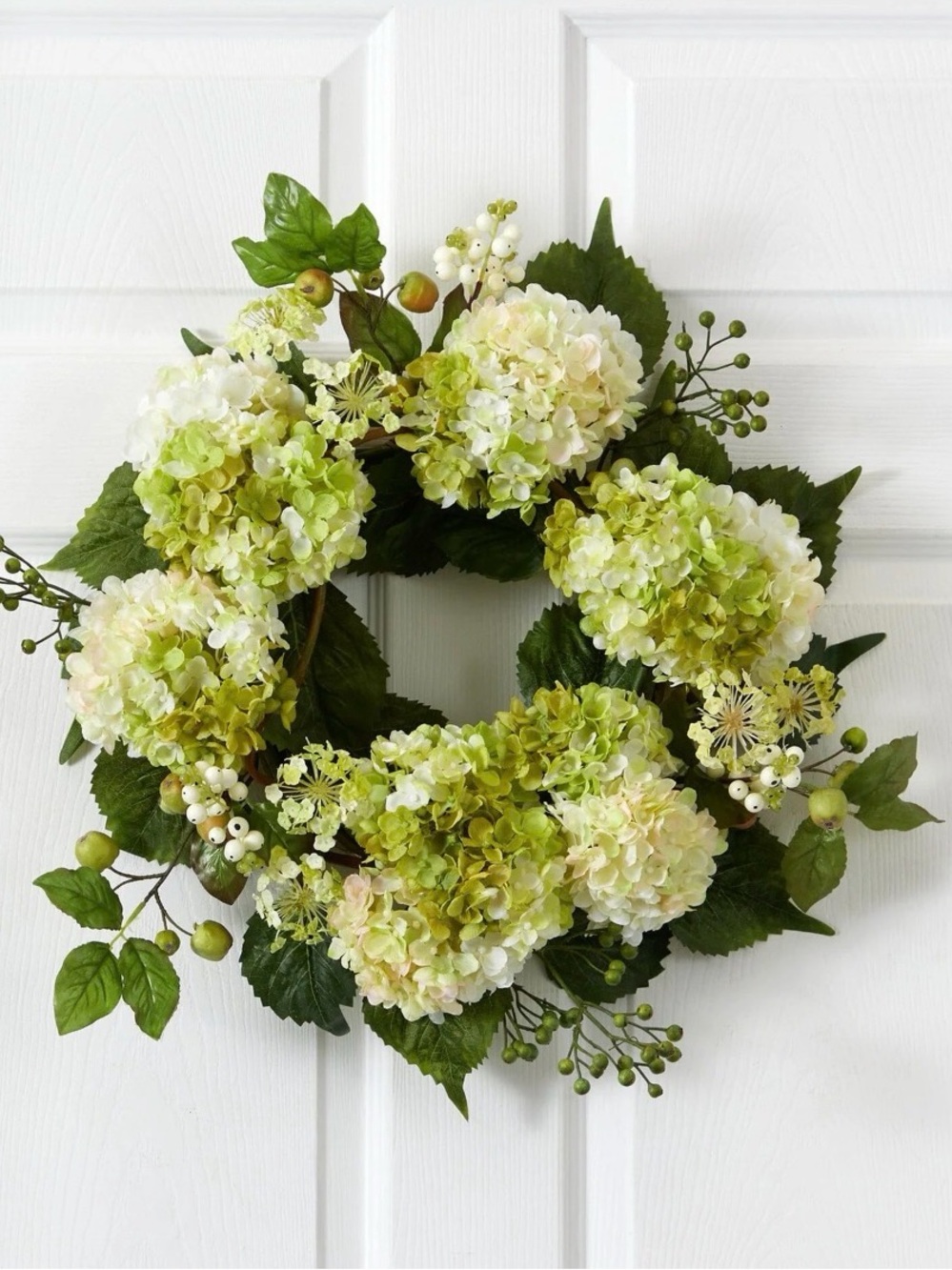 Artificial Hydrangea Wreath